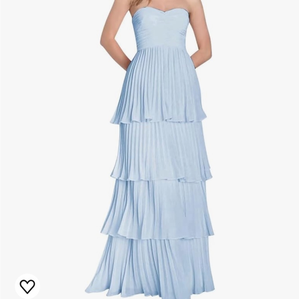 Light blue bridesmaid dress